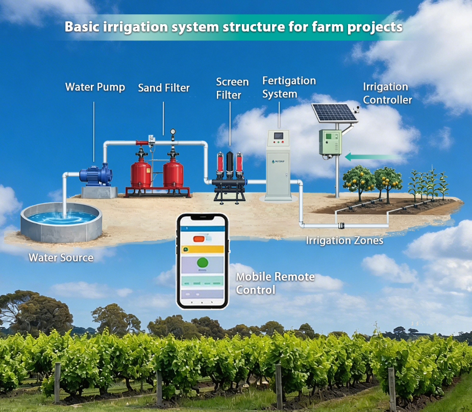 Smart Irrigation System Structure