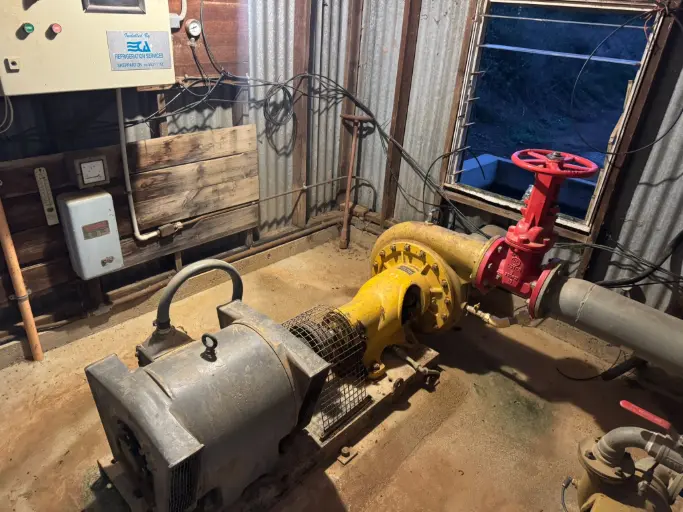 Existing irrigation system upgrade scenario
