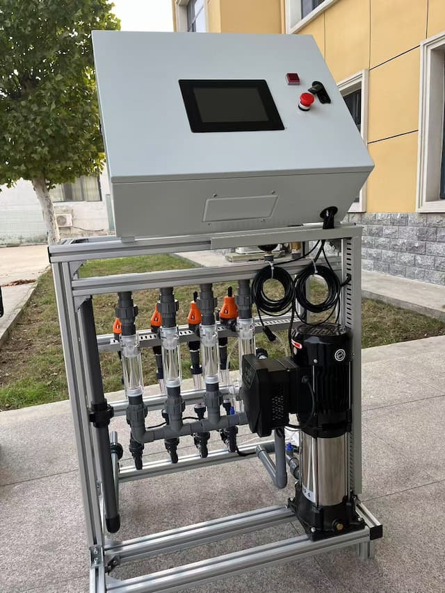 PKY-FG401 4-Channel Fertigation Machine with EC/pH Monitoring
